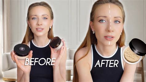 la mer loose powder vs chanel|HOW TO ACHIEVE FLAWLESS SKIN: CHANEL Loose Powder .